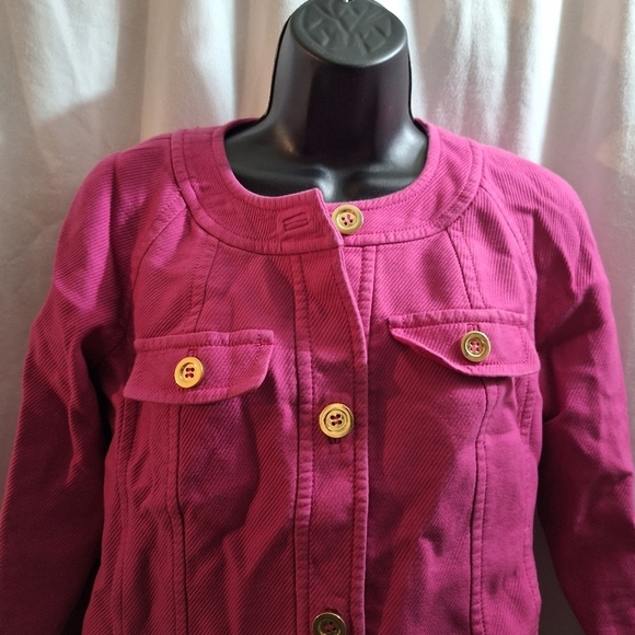 Talbots size 4 pink blazer - Picture 2 of 5